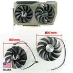 Full Set Gpu Fans Zotac 3070 Twin Edge 88MM 100MM GA92S2U GAA8S2U Us Seller.... Fixed Price $14.45.