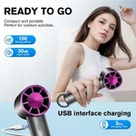 Digital Portable Handheld Mini Fan 100 Speed Adjustable Rechargeable Cooling. Fixed Price $11.99.