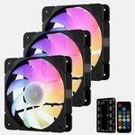 Vetroo SA-140 3-PACK Black 140MM Argb & Pwm Led Pc Computer Case Cooling Fans. Fixed Price $34.99.