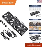 Versatile 3X120MM Cooling Fans With Variable Speed Control For Diy Projects. Fixed Price $60.00.