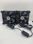 Ac Infinity Dual Cooling Fans Usb Cabinet Ventilation W Speed Controller. Fixed Price $17.00.