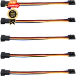 Sixqjzml 5PCS 5PIN 4PIN Fan Adapter Cable,pc Cpu Connector 6.7 Inches. Fixed Price $12.98.