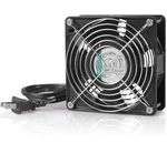Sotop IP55 Waterproof Metal Blades Axial Fan, 115V Ac 120MM 38MM High Speed. Fixed Price $38.98.