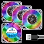 Rgb Usb Fan, Led Colorful, 3D Printer Micro, 5 Volt Fans, 3010 Hydraulic Bearing. Fixed Price $18.45.