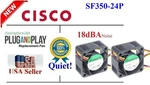 2X Quiet Version Replacement Fans For Cisco SF350-24P Sunon 12 18DBA Noise. Fixed Price $45.95.