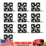 10X Dc Brushless Cooling Computer Fan 12V 12025S 120X120X25MM 0.2A/2 Pin Wire Ue. Fixed Price $66.78.