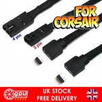 Corsair Adapter To Motherboard Argb 3-PIN 5V Cable Braided Black 50CM. Fixed Price $12.19.