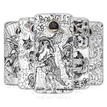 Official Mad Dog Art Gallery B&w Doodle Soft Gel Case For Motorola Phones. Fixed Price $19.95.
