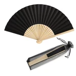 50PCS Paper Fan With Organza Bags Bamboo Handheld Folding Diy Decora.... Fixed Price $64.46.