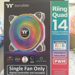 Thermaltake CL-F101-PL14SW-C Riing Quad Rgb Radiator Fan Tt Premium Edition. Fixed Price $40.00.