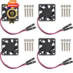 Easycargo 30MM Fan 5V 3.3V Dc Quiet For Raspberry Pi Black (4-SET). Fixed Price $18.98.