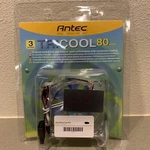 Antec Tricool 80MM Fan 3-SPEED Quiet Performance Maximum Cooling, New. Fixed Price $13.99.