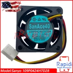 For Sanyo SANACE40 109P0424H7D28 24V 0.08A 40*40*15MM Inverter Cooling Fan 3 Pin. Fixed Price $20.20.