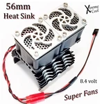 Rcp Xtreme 56MM Motor Cooling Heat Sink 4028 High Speed Fans 8.4V. Fixed Price $61.99.