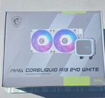 Msi Mag Coreliquid A13 240 White Cpu Cooler 120MM Multicolor Fan. Fixed Price $70.00.