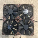 Noctua NF-F12 Industrial IPPC-3000 Pwm 120MM Fan (lot Of 4) High Speed. Fixed Price $79.00.