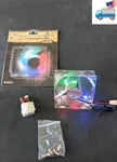 New Evercool Multi-color Crystal Led 80MM X 25MM 3PIN Ball Bearing Pc Case Fan. Fixed Price $12.99.
