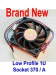 Evercool SOCKET-370 Socket-a 1U Low Profile Copper Cpu Cooler. Fixed Price $29.95.