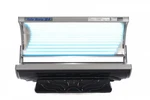Tanning Bed Deluxe W Cooling Fan Speaker & Stickers, 120V, Usa Solar Storm 32S. Fixed Price $1500.00.