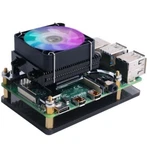 Geeekpi Raspberry 3 & 4 Fan, Low-profile Cpu Cooler With Rgb Cooling (black). Fixed Price $31.99.