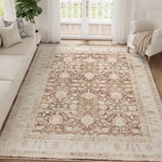 Jinchan Vintage Area Rug Washable Floral Oriental Accent Distressed Indoor Non. Fixed Price $58.99.
