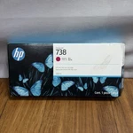 Hewlett-packard 738 300-ML Magenta Designjet Ink Cartridge. Fixed Price $125.00.