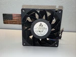 Delta FFB1212SHE-F00, Fan 12VDC 120MM Square X 38MM, 3600RPM 171CFM 3-WIRE. Fixed Price $15.00.