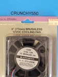 Archer Radio Shack 3" Brushless 12VDC Cooling Fan #273-243B New Package. Fixed Price $14.95.