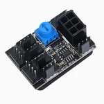 Meiriyfa 4 Pin Fan Adapter Pwm Pc Chassis Cooling Hub 8 Way Black. Fixed Price $14.75.