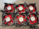 Lot Of 6 80MM Silent Silenx Computer Cooling Fans. Fixed Price $24.00.