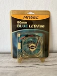 Brand New Antec Blue Led 80MM Case Fan - Vintage 2003 Nos. Fixed Price $10.95.