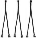 Aypzuke 3 Pack Computer Pc Pwm Fan Splitter Cable 1 To (4 26 Cm, Black. Fixed Price $12.99.