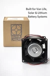 4X 80MM Deep Cooling Fans Van Life Solar Rv Battery Vent 24V Dc (12V Ok Reduced. Fixed Price $95.00.