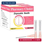 18GA 100 Pack One Inch Sterile Disposable Injection Needle With Cap For Scientif. Fixed Price $11.12.
