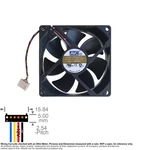 Fan Muffin Cooling 92MM 92X92X25 Avc DS09225B12U P178 0.56A. Fixed Price $8.00.