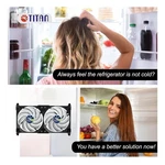 Titan Motorhome Fridge Fan Twin 12CM IP55 Waterproof TTC-SC20(B) Rv Cooling. Fixed Price $55.00.