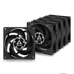 Arctic P8 (black) 5 Pack 80 Mm Case Fan Quiet Motor Computer 3000 Rpm Pc. Fixed Price $24.39.