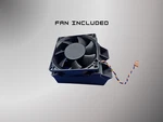Amd Dual MI50 MI60 V340 Radeon Gpu Cooling Fan Shroud Accelerator Card 80MM Ai. Fixed Price $29.98.