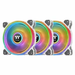 Thermaltake Riing Quad Rgb Radiator 3 Pack Fan Tt Premium , CL-F100-PL12SW-B. Fixed Price $199.99.