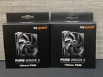 Be Quiet(two Pack) Pure Wings 3, 120MM Pwm Case Fan High Performance Cooling. Fixed Price $18.00.