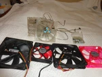 Lot Of 9 Computer Cooling Fans And Bag Screws See Description. Fixed Price $52.00.