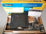 Fellowes Laptop Arm Tray Metal Designer Suites 80348 Sager Msi Vesa Mount + Wing. Fixed Price $42.95.
