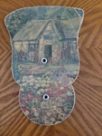 Intage Cottage Trifold Advertising Fan Ingram Bros. Mt Pulaski, Illinois. Fixed Price $5.00.