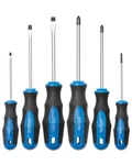 Rotation 6PCS Magnetic Tip Screwdriver Set, 3 Phillips And Black Matt. Fixed Price $15.95.