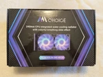 Am Choice Mm Cpu Integrated Water Cooling Radiator Model RSL06-240-ARGB1. Fixed Price $35.00.