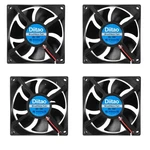 Diitao 4PCS 80X80X25MM 12V Brushless Dc Cooling Fan, 2800RPM, 43.6CFM,.... Fixed Price $16.64.