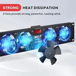 19 Rack-mount Equipment Cooling Fans 110V/60HZ Power, 4 Cooler Master 80MM Ca. Fixed Price $79.41.
