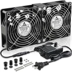 Gdstime Dual 120MM X 38MM Computer Fan With Ac Plug, 110V-240V Variable Sp.... Fixed Price $55.08.