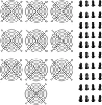 Pcs Or 10 120MM Fan Grill Guard Black With Screws. Fixed Price $15.99.
