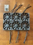 Lot Of 6 Phanteks PH-F120SP Black 120MM 3 Pin Case Fan & Radiator. Fixed Price $44.99.
